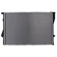 thumbnail image 1 of Radiator Compatible with 1999-2001 BMW 740i 740iL 4.4L V8 750iL 5.4L V12 E38 7-Series 1999-2003 540i E39 40mm Crossflow Aluminum Core Plastic Tank New Replaces 17111436063 17111436062, 1 of 2