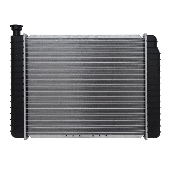 Radiator Compatible with 1988-1993 Chevrolet C1500 C2500 C3500 K1500 K2500 K3500 GMC Sierra Pickup 5.7L 7.4L V8 Crossflow Aluminum With Plated TOC and EOC New Replaces 52457945