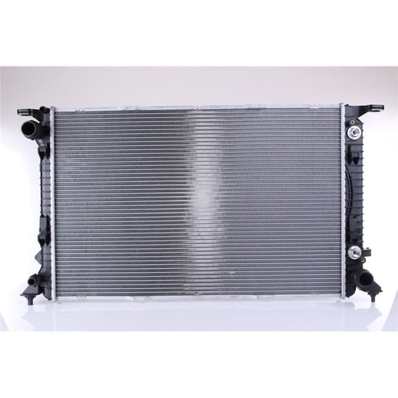 Radiator Compatible with 2015-2024 Porsche Macan Turbo GTS S 95B 2.0L 2.9L 3.0L 3.6L V6 Twin-Turbo Performance SUV AWD Plastic Aluminum Direct Fit Replacement Replaces 95B121251