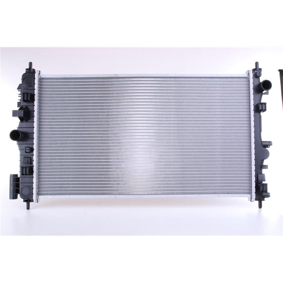 Radiator Compatible with 2010 2011 Saab 9-5 Turbo4 Sedan 2.0L Turbo I4 2.8L Turbo V6 FWD Front Wheel Drive Aluminum Direct Replacement 1300293 Cooling System Radiator Engine