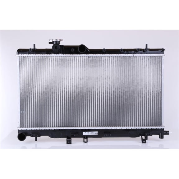 Radiator Compatible with 2002 2003 2004 2005 2006 2007 Subaru Impreza WRX STi 2.5L EJ25 H4 AWD All Wheel Drive Aluminum Direct Fit Cooling System Replaces 45111AE012 45111AE011