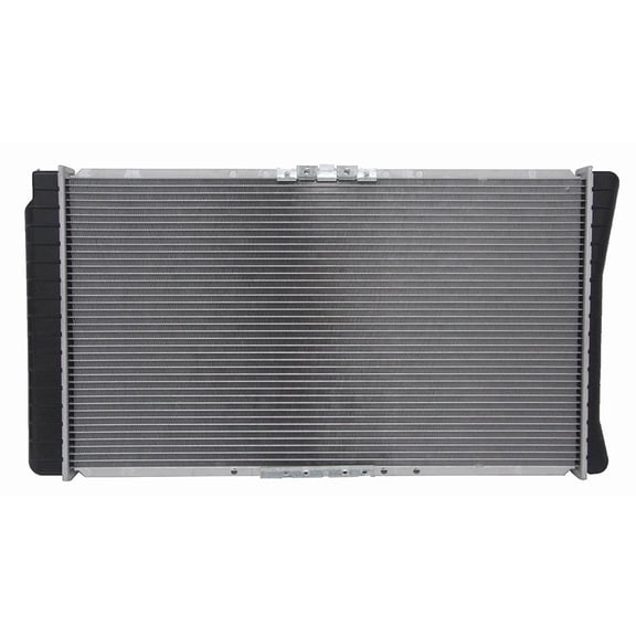 Radiator Compatible with 1994-1996 Chevrolet Caprice 4.3L V6 5.7L V8 Impala SS Buick Roadmaster Cadillac Fleetwood Brougham Crossflow Aluminum Plated TOC New Replaces 52470704 52471414