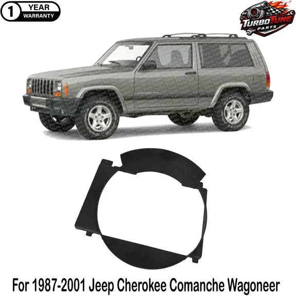 New Radiator Cooling Fan Shroud for 1987-2001 Jeep Cherokee Comanche Wagoneer CH3110104 52027501AB