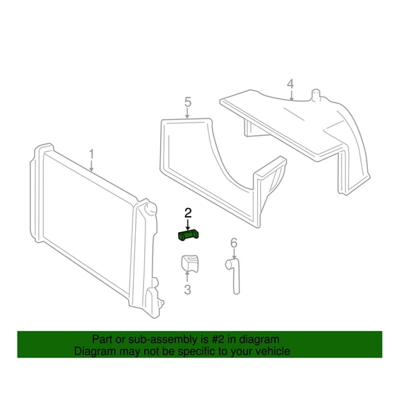 New Radiator Insulator 89019121