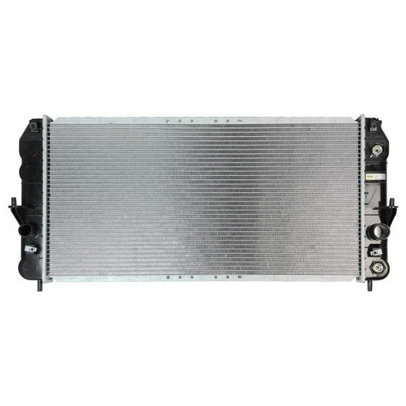 Radiator Compatible with 2001-2005 Cadillac DeVille DTS Protection Series 4.6L V8 Aluminum Core Plastic Tank Crossflow One Row Plated Transmission Oil Cooler New Replaces 52381076