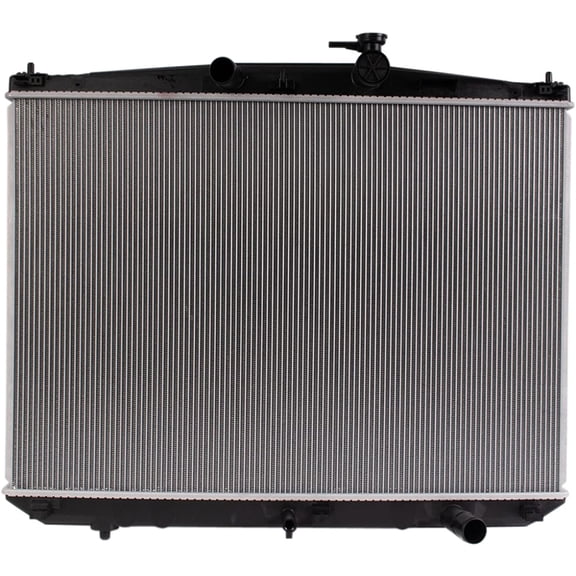 OEM Grade Radiator Compatible with 2017-2019 Toyota Highlander LE LE Plus XLE SE Limited 3.5L V6 FWD AWD Mid Size SUV Aluminum Core Plastic Tanks 1 Row New Replaces 164000P540 TO3010361