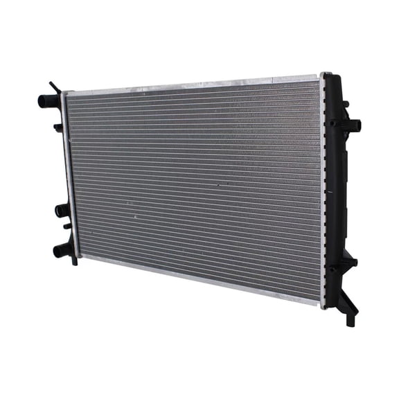 Radiator Compatible with 2011 2012 2013 2014 Volkswagen Jetta 2.0L L4 2.5L L5 Sedan Crossflow Plastic Aluminum with Transmission Oil Cooler Automatic New Replaces 5C0121251E VW3010158