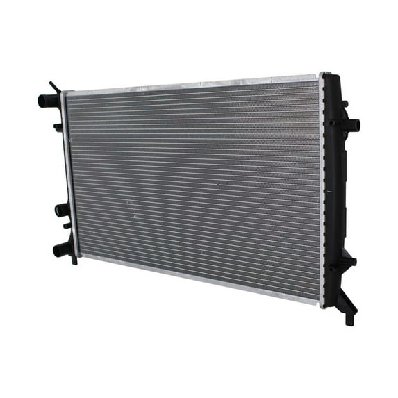OEM Grade Radiator Compatible with 2011-2014 Volkswagen Jetta 2.0L L4 2.5L L5 Sedan Crossflow Plastic Aluminum with Transmission Oil Cooler Automatic New Replaces 5C0121251E VW3010158