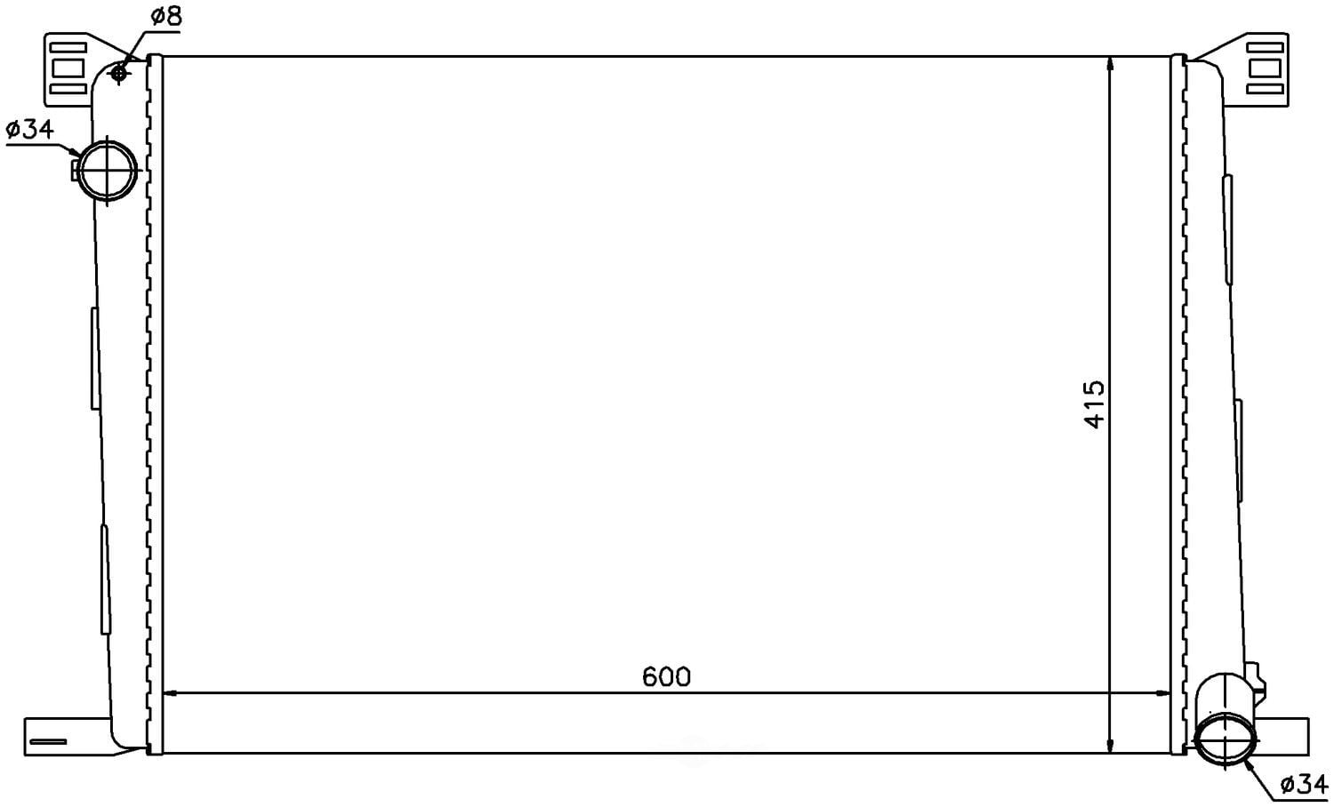 Nissens 69706 Radiator