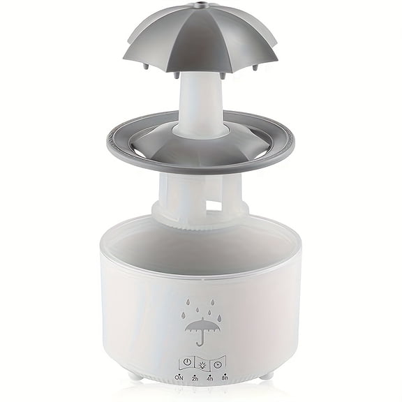 The New Rain Cloud Humidifier, Raindrop Humidifier, with Seven-color Lights, Rotatable Rain Cloud Diffuser, And Air Humidifier That Can Add Essential Oils Are Suitable for Relax