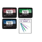New Ranger Dye Ink Bundle - Fake Plant, Game Over, and Midnight Snack Plus PTP Flash Deals Blending Sticks 3 Dye Ink Pads