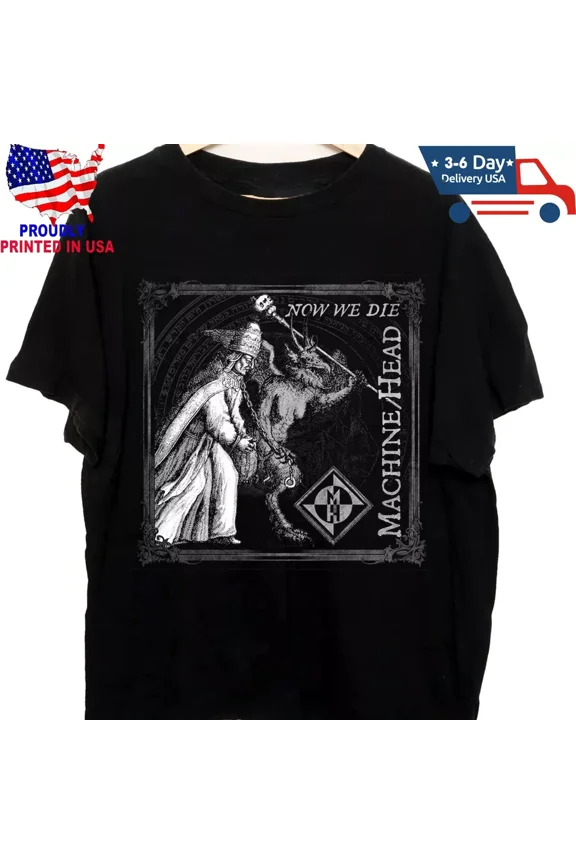 New Rare Machine Head Gift For Fans Men S-5XL Tee 1HN178