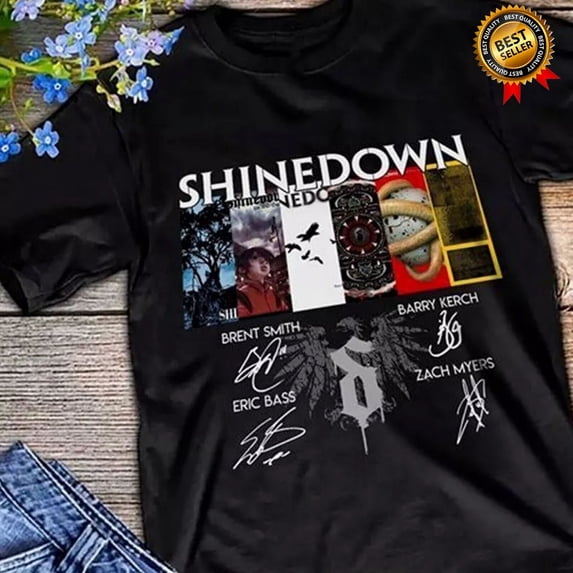 New Rare Shinedown! Band Gift For Fans Black S-5XL T-Shirt Men Women