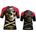 thumbnail image 1 of New Rashguard Sublimation Size M, Sparring Fitness Gym Equipment Grappling, Kickboxing Rash Guards, Fighting Equipment, Muay Thai Training Rash Guards Black, 1 of 1
