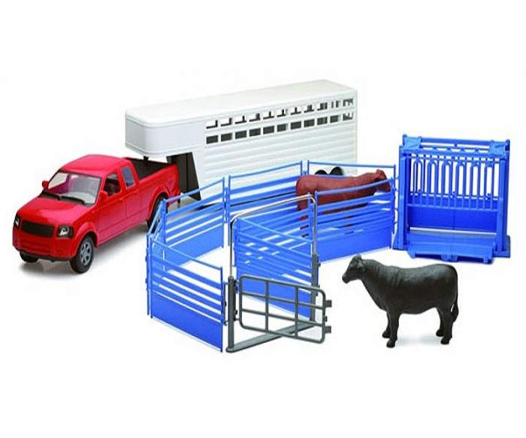 NEWRAY - GRANGE Valley Ranch avec chevaux et accessoires