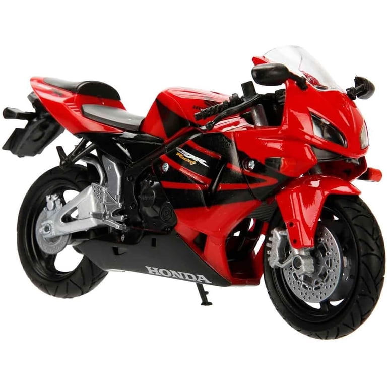 New Ray Toys, Honda CBR600R Road Bike, 1:12, 17cm, Red - Walmart.com