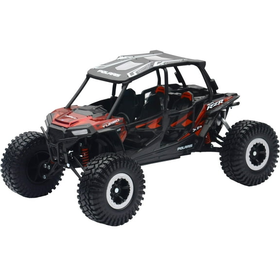 New-Ray 959-0125 Replica 1:18 Utv Polaris Rzr 4 Turbo Xp Rc Red