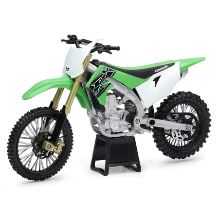 New-Ray Kawasaki KX 450F Green 1/12 Diecast Motorcycle Model 58103