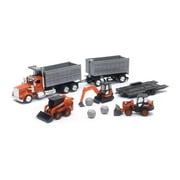 New-Ray Kubota Construction Vehicle with 143 Kenwood Dump Truck Set