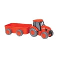 thumbnail image 1 of NewRay Pre-School Kubota Lil' Farm Tractor and Wagon, 10 x 2.5 x 3 inches, Orange, 1 of 7