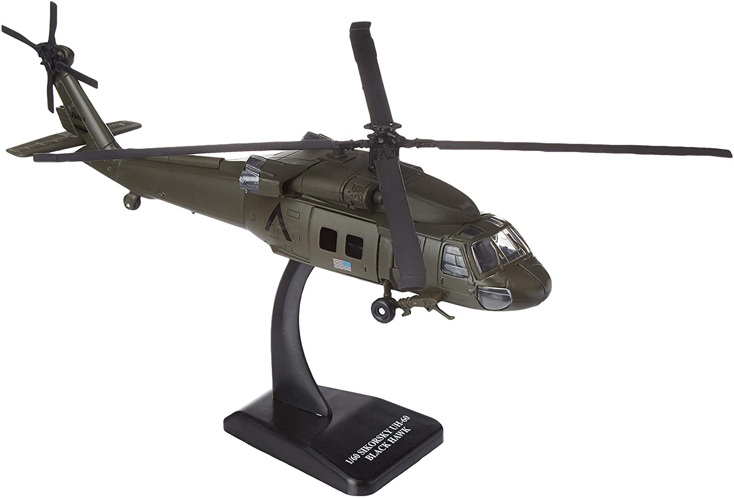 New Ray Sky Pilot Black Hawk Diecast Helicopter 1:60 Scale