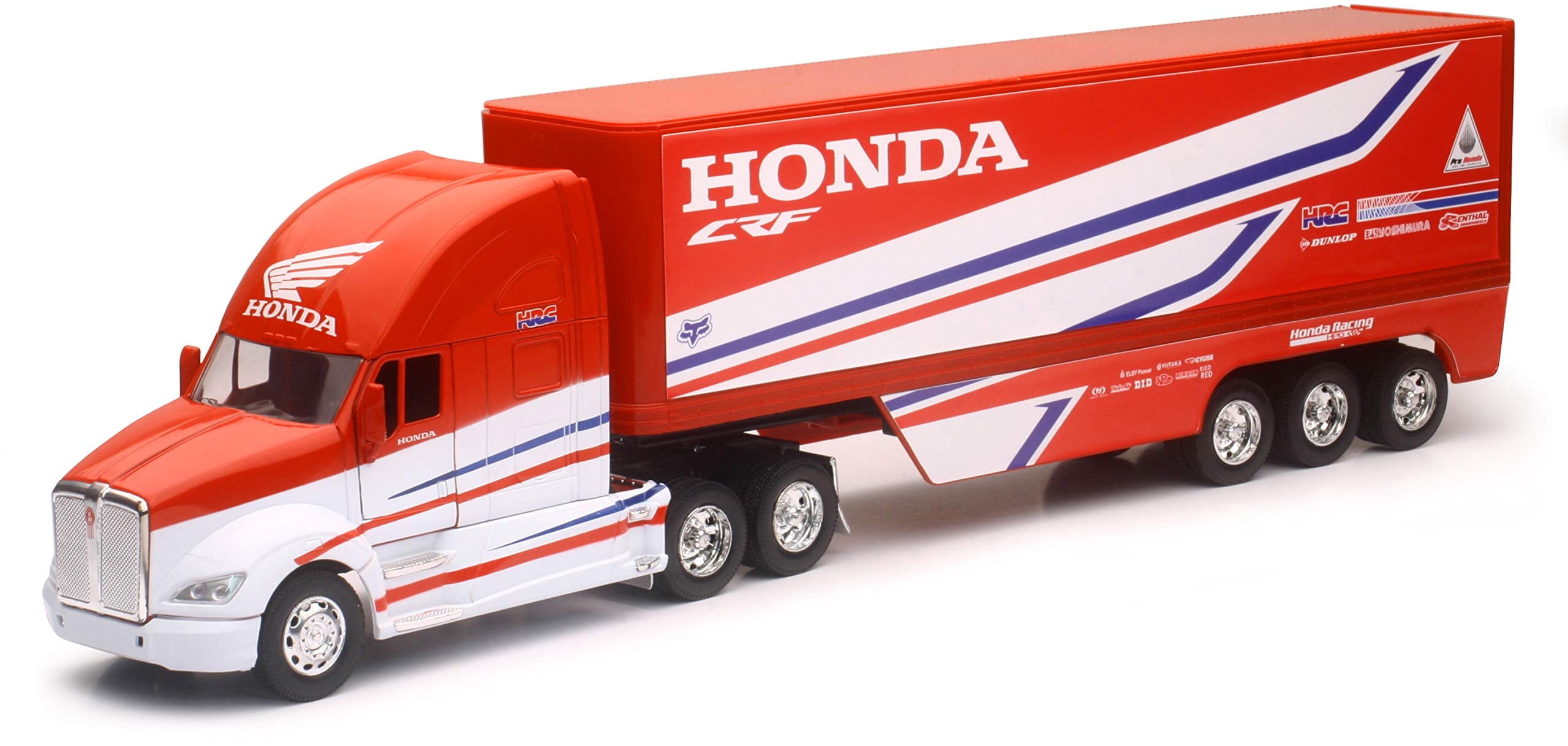 NewRay Team Honda HRC Motocross Racing Transporter Truck, 1:32 scale