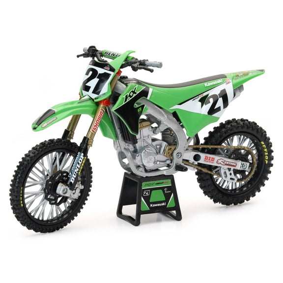 New-Ray Toys Kawasaki Race Team Bike Replica Jason Anderson, 1:12 Scale, Kids, Gifts, Birthdays