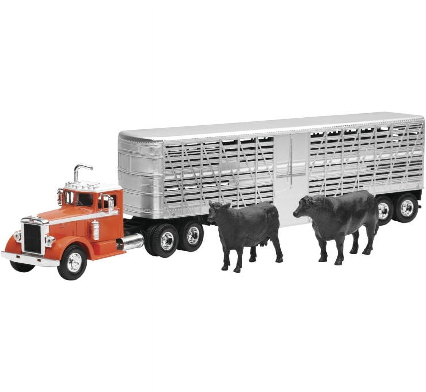 New Ray Toys SS16116B 143 Livestock Hauler Die Cast 1949 Peterbilt