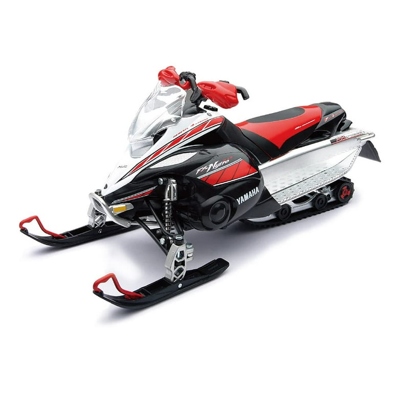 New Ray Yamaha FX Nytro Toy Snowmobile 1:12 Scale, Red/White
