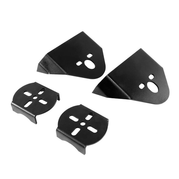 New Rear Bag Mounting Brackets Upper & Lower Weld On Air Ride Suspension Black