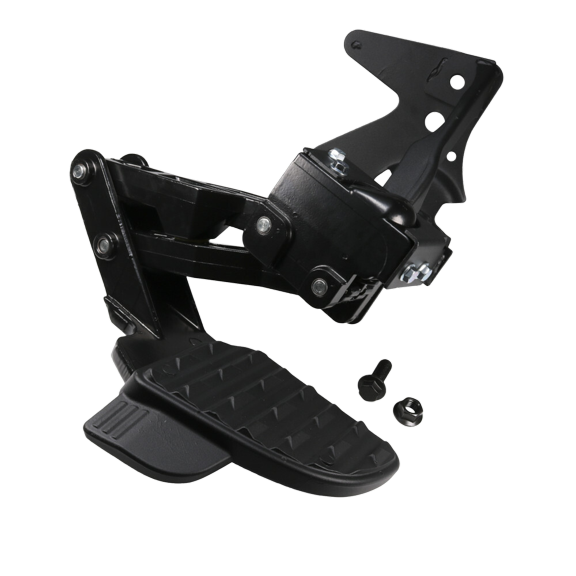 New Rear Bed Step Compatible with 2019-2021 Ram 1500 DT Models with Dual Exhaust, Easy Install Drop-Down Truck Bed Step, Bumper Side Step