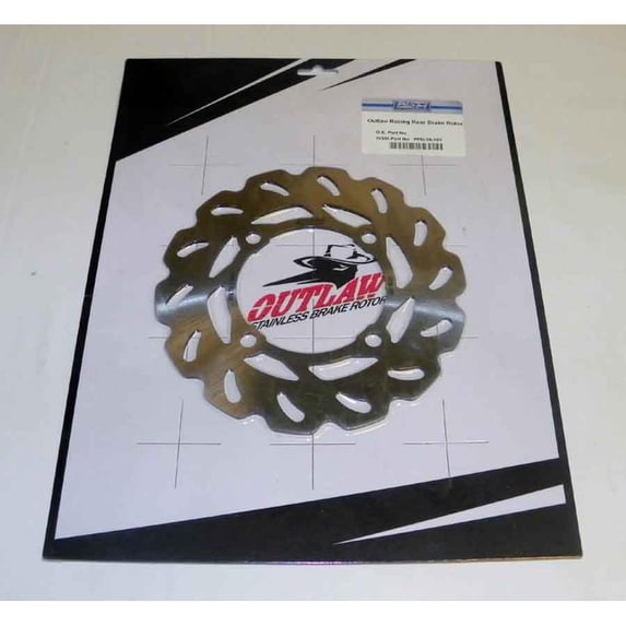 OEM Grade 184mm Rear Brake Rotor Compatible with 2001-2023 Kawasaki KX85 KX100 KX112 85cc 100cc 112cc 2-Stroke Motocross Stainless Steel Brake Disc 41080-1492 41080-1493