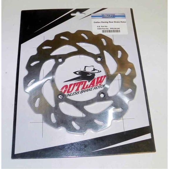 190mm Rear Brake Disc Rotor Compatible with 2005-2023 Suzuki RM85 RM85L 85cc 2-Stroke Motocross Dirt Bike Large Wheel Stainless Steel Rotor 69211-03B00