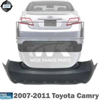 TOYOTA CAMRY HYBRID REAR BUMPER COVER PRIMED  LE  WO/SENSOR  OEM 521590x913 2018