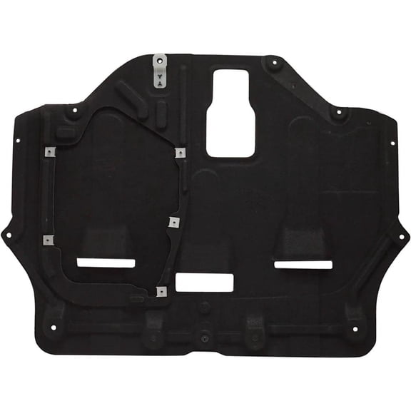 OEM Grade Engine Splash Shield Compatible with 2016-2020 Kia Optima 2.4L 4-Cyl Rear Plastic OEM 29130D5000 Under Engine Undercarriage Protection Road Debris Shield Bolt-On Fit