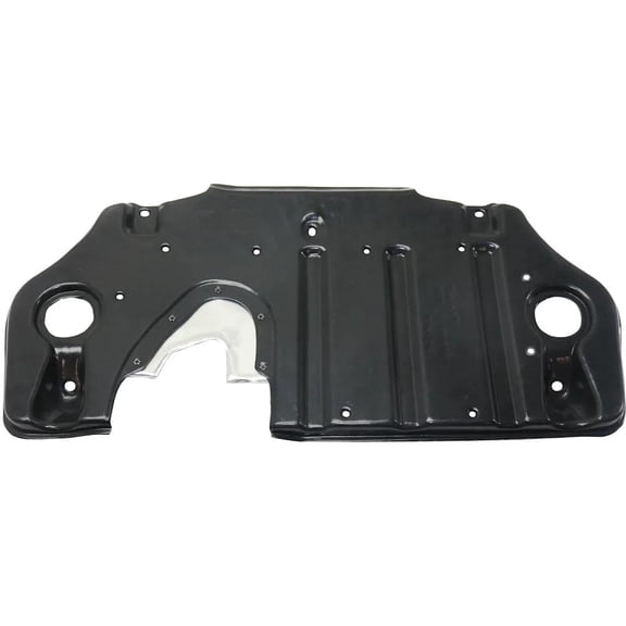 Under Engine Cover Compatible with 2017-2019 Toyota Highlander Rear 3.5L V6 Direct Fit OE Spec Undercarriage Protection Road Debris Shield Bolt-On Fit Protective Panel Engine Bay Shield