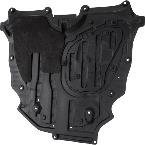 Under Engine Cover Compatible with 2021-2022 Toyota Sienna Rear 2.5L 4-Cyl Direct Fit OE Spec Undercarriage Protection Road Debris Shield Bolt-On Fit Protective Panel Engine Bay Shield