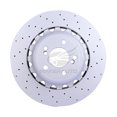 thumbnail image 1 of New Rear Left Brake Drilled Disc Rotor For BMW F85 F86 X5 X6 M 34212284903, 1 of 12