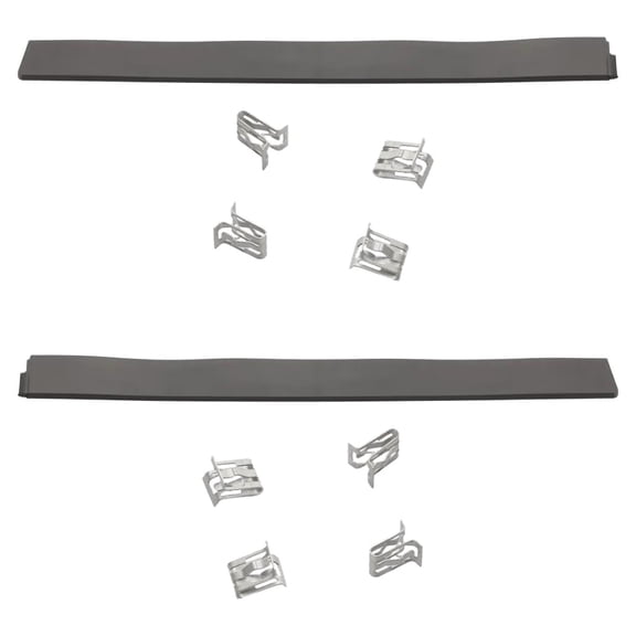 New Rear Left Lower and Rear Right Lower Door Molding and Beltlines Compatible With Tesla Model X Plaid Model X P90D Signature 2016-2021 By 103520300E 103520400E