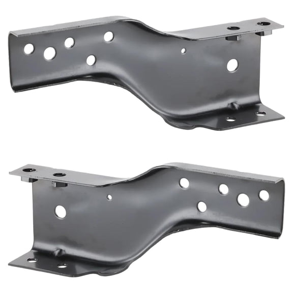 Rear Left and Right Bumper Bracket Pair Compatible with 1996-2004 Chevrolet S10 Base 2.2L (98-03) 4.3L (98-03) LS 2.2L 4.3L (98-04) SS (98) Xtreme (99-03) ZR2 ZR5 15719940
