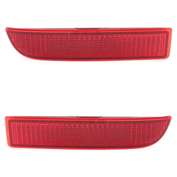 Pair Rear Bumper Reflectors Compatible with 2006-2014 Toyota RAV4 Limited 2.5L (09-12) Limited 3.5L (06-12) Sport 2.4L (06-08) Sport 2.5L (09-12) Scion xD Base 1.8L (08-14) TO2831102