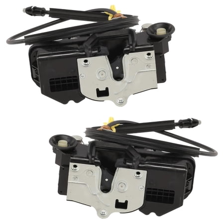 New Rear Left and Rear Right Door Lock Actuator Compatible With Cadillac Chevrolet GMC Sierra 1500 SLE 8 Cyl 5.3L Silverado 2500 HD WT 8 Cyl 6.6L 2008-2011 By 25876397 25876398