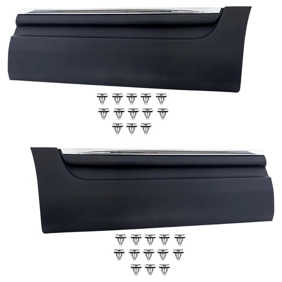 New Rear Left and Rear Right Door Molding and Beltlines Compatible With Ford Explorer Limited 4 Cyl 2.0L Explorer Limited 6 Cyl 3.5L 2011-2015 By FO1504113 FO1505113 BB5Z7825557BA