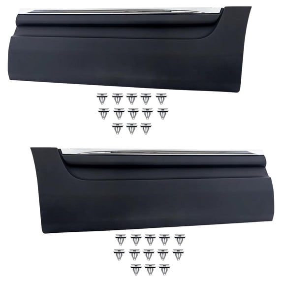 New Rear Left and Rear Right Door Molding and Beltlines Compatible With Ford Explorer Limited 6 Cyl 3.5L Explorer Base 6 Cyl 3.5L 2011-2015 By FO1505113 FO1504113 BB5Z7825557BA