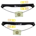 thumbnail image 1 of New Rear Left and Rear Right Window Regulator Compatible With Audi A3 Base 4 Cyl 2.0L A3 Quattro Base 4 Cyl 2.0L 2006-2013 By AU1550101 AU1551101 8P4839461B 8P4839462B, 1 of 5