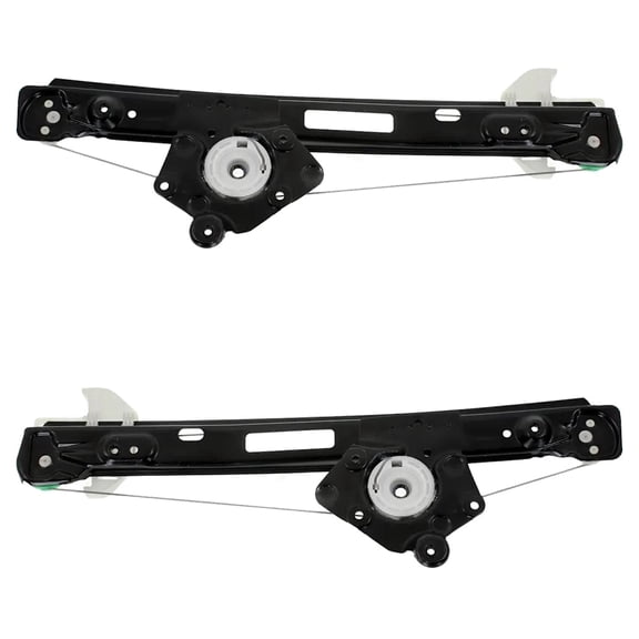 New Rear Left and Rear Right Window Regulator Compatible With Ford Focus ST 4 Cyl 2.3L Focus ZXW 4 Cyl 2.0L 2000-2007 By FO1550119 FO1551119 6S4Z5427001A-PFM 6S4Z5427000A-PFM