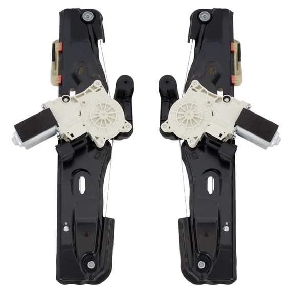 New Rear Left and Rear Right Window Regulator Compatible With Land Rover Discovery Sport Landmark Edition Discovery Sport SE 2015-2019 By LR059008-PFM LR059009-PFM