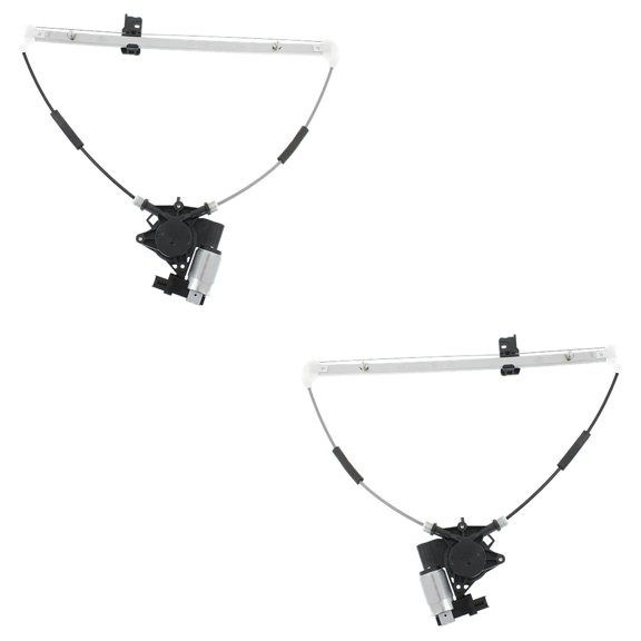 New Rear Left and Rear Right Window Regulator Compatible With Mazda 5 GS 4 Cyl 2.3L 5 Grand Touring 4 Cyl 2.3L 2006-2017 By MA1357102 MA1356102 C23573590B-PFM MA1551106 MA1550106