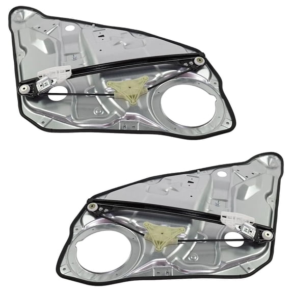 New Rear Left and Rear Right Window Regulator Compatible With Mercedes Benz ML500 Base 8 Cyl 5.0L ML350 Bluetec 4Matic 6 Cyl 3.0L 2006-2012 By 1647303179 1647303279