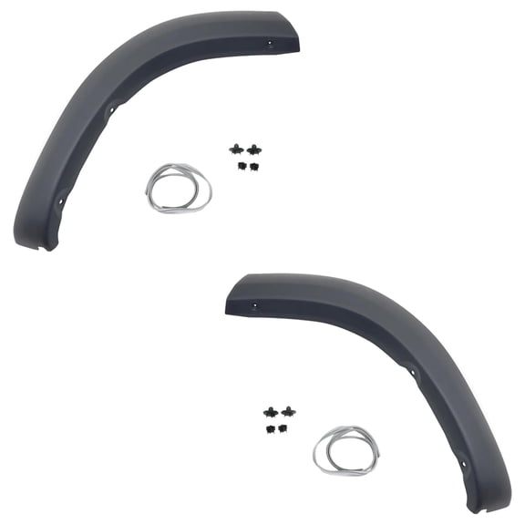 New Rear Left Rear Section and Rear Right Rear Section Fender Trim Compatible With Toyota RAV4 L RAV4 Base 2001-2005 By TO1768101 TO1769101 7565442070C0 7565342070C0